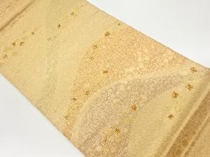 山並みに色紙散らし模様織出し袋帯